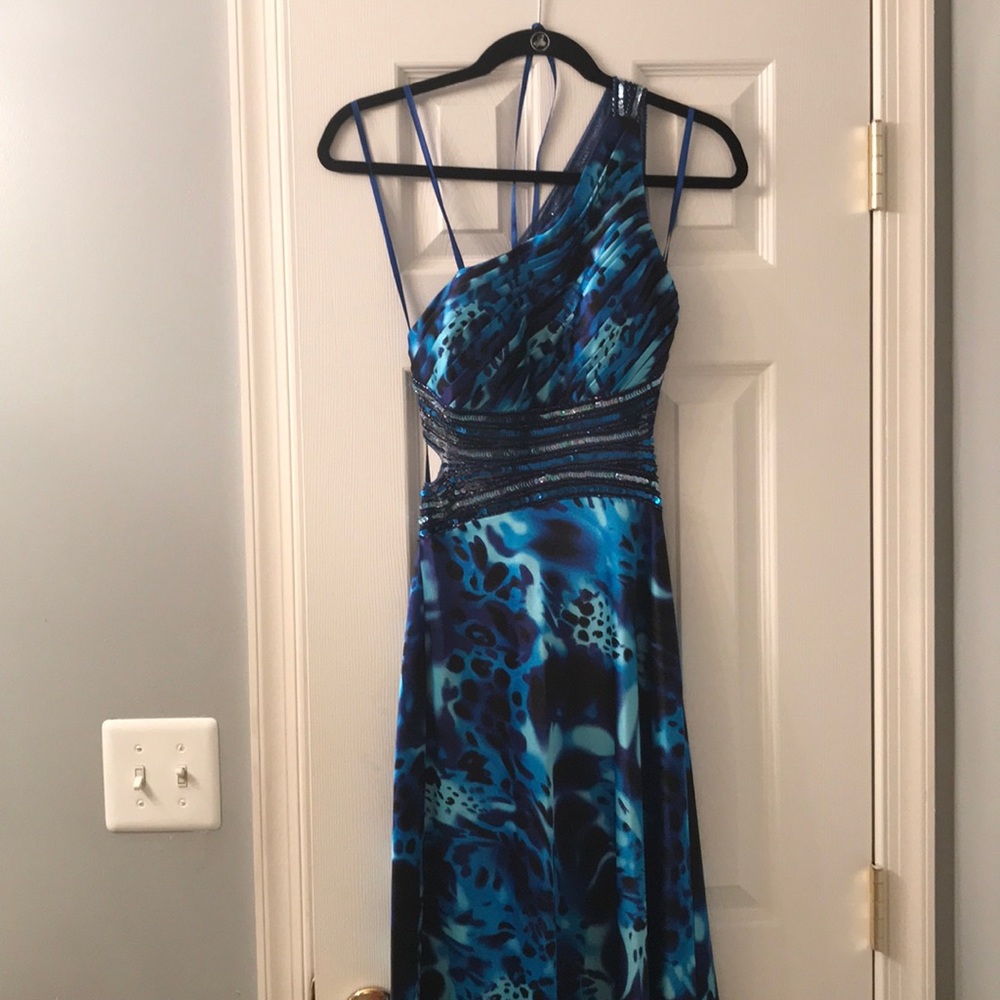 Blue formal Gown